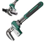 Bsbkoj Wide Jaw Adjustable Wrench, F-Type Adjustable Wrench, High Strength Plumbing Wrench, Pipe Wrench, Large Opening Wrench, Water Pipe Wrench, Adjustable Pipe Wrench