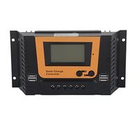BSC3048 Controlador Solar de Carga, 30A, Pantalla LCD, Compatible con 12V/24V/36V/48V, Puerto USB Dual, para Panel Solar y Batería