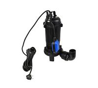 BSD Bomba de Aguas Sucias Sumergible Con Trituradora y Flotador - Cuerpo en Hierro Fundido, Inmersión para Aguas Residuales WQD - 750W, 20 000L/h, Altura de Impulsiòn Máx. 8m