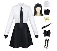 BSD - Disfraz de cosplay de Dazai Osamu de Nakahara Chuuya/Yosano Akiko, traje de cosplay de anime Nakajima Atsushi, uniforme de detective, pantalón o camisa, conjunto completo con peluca, traje de