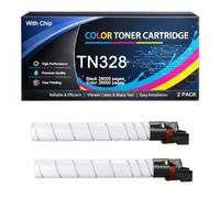 BSD Tech Toner TN328 TN-328 Cartucho de tóner de Repuesto con Chip Compatible con Konica Minolta TN328 para Bizhub C250i C251i C300i C301i C360i C361i C450i C451i C550i C551i C650i C651i