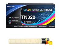 BSD Tech Toner TN328 TN-328 Cartucho de tóner de Repuesto con Chip Compatible con Konica Minolta TN328 para Bizhub C250i C251i C300i C301i C360i C361i C450i C451i C550i C551i C650i C651i
