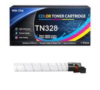 BSD Tech Toner TN328 TN-328 Cartucho de tóner de Repuesto con Chip Compatible con Konica Minolta TN328 para Bizhub C250i C251i C300i C301i C360i C361i C450i C451i C550i C551i C650i C651i