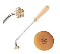 BSDLZCH Molde de acero con logotipo para tartas, diseño de dibujos animados, hierro quemado, calentamiento, horno, pan, sello de bricolaje, molde con logotipo, herramienta de estampado en caliente