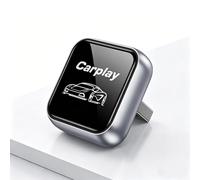 bsdppt 2026 Adaptador Carplay Inalambrico Wireless Carplay Adapter Mini USB C Compatible con iPhone Android Plug and Play Rapido Reconexion Automatica No Bloquea El Fren