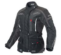 Büse Torino II Chaqueta textil de motocicleta para damas, negro-gris, tamaño 40 para Mujer