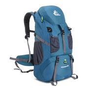 Bseash 50L Mochila de senderismo ligera y resistente al agua, mochila de deporte al aire libre, bolsa de viaje para escalar, acampar, viajar