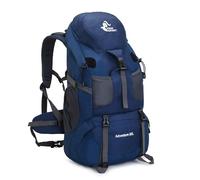 Bseash 50L Mochila de senderismo ligera y resistente al agua, mochila de deporte al aire libre, bolsa de viaje para escalar, acampar, viajar
