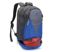 Bseash Mochila de Baloncesto de 35L con Compartimento Inferior para balones, Bolsa de Gran Capacidad para Material Deportivo para jóvenes, niños, niñas, Baloncesto, Voleibol, fútbol, Gimnasia, Equipo
