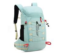 Bseash Mochila de senderismo ligera e impermeable de 40 litros con cubierta para la lluvia, mochila de viaje para deportes al aire libre para camping, escalada, esquí, ciclismo, Verde leche, 40 Long