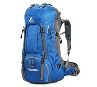 Bseash Mochila de senderismo ligera impermeable de 60L con cubierta de lluvia, mochila deportiva al aire libre para escalada acampar y turismo