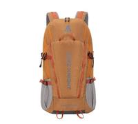 Bseash Mochila impermeable de 45 litros para senderismo, camping, con cubierta para lluvia, deportes al aire libre, bolsa de viaje para escalada, esquí, ciclismo, Naranja, 40L US, Viajes