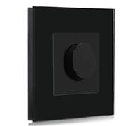 BSEED LED Dimmer Switch Black,1 Gang Rotary Leading-Edge Dimmer Light Switch 500W,LED Dimmer Switch Suitable for Dimmable Led Lights/Incandescent Lamps