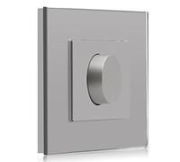 BSEED LED Dimmer Switch Gris,1 Gang Rotary Leading-Edge Dimmer Light Switch 500W,LED Dimmer Switch Suitable for Dimmable Led Lights/Incandescent Lamps