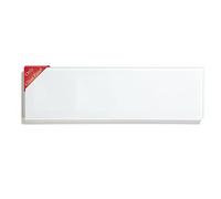 BSEED Panel de marco de vidrio con marco para panel de interruptores personalizado Blanco 299 mm