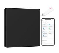 BSEED Zigbee - Interruptor de luz inteligente de 1 vía, funciona con Amazon Alexa/Google Home/Tuya/Smart Life, color blanco (requiere cable neutro y puerta de enlace Zigbee)