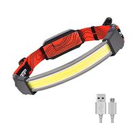 Bseical Linterna Frontal Impermeable Led, Super Brillante Frontal,Adjustable Frontal Recargable Alta Potencia, Con 3 Modos Brillo LáMpara, Para Running, Acampar, Pesca, Ciclismo, ExcursióN (1)