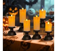 Bseical Velas LED de Halloween