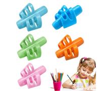 BSEID Asas de lápiz para niños - 5 unidades de goma para escribir, agarre ergonómico para escritura a mano, agarre de lápiz para diestros y zurdos