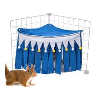 BSEID Escondite esquinero para cobayas, escondite de vellón para cobayas, cama de forro polar, cómoda hamaca para hámster, accesorios para jaula de cobayas, juguete Peekaboo para ardillas voladoras,