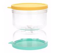 BSFDORPOT Flip-top transparente de gran capacidad con tapa y filtro de doble hermético, jarra de fermentación de boca ancha para encurtidos, kimchi, aceitunas y espárragos