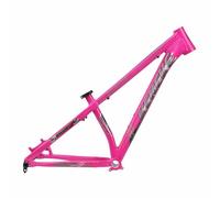 BSFHQS 26er 27.5er XC/AM/DJ/4X Hardtail Cuadro De Bici Dirt Jump 14.5" Aleación De Aluminio Cuadro De Sendero para BIC De Montaña Freno De Disco Eje Pasante 12x148mm Boost(Purple)