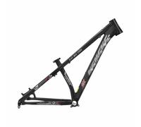 BSFHQS 26er 27.5er XC/AM/DJ/4X Hardtail Cuadro De Bici Dirt Jump 14.5" Aleación De Aluminio Cuadro De Sendero para BIC De Montaña Freno De Disco Eje Pasante 12x148mm Boost(Black)