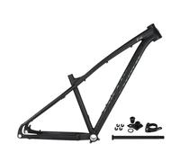 BSFHQS 29er Cuadro De Bicicleta De Montaña Rígida Am Neumático Máximo De 2,7", 17/19pulgadas Marco All-Mountain De Aluminio 12x148mm Boost, Freno De Disco Cuadro De Trail 73mm BSA BB(Black,29"*17")