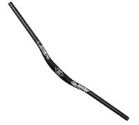 BSFHQS 31.8mm Manillar MTB Ligero Aluminio Extra Largos 800mm Guiador Bicicleta Btt Doble Altura Manillares para Bici Universal BMX DH XC Am FR 30mm Rise(Black)