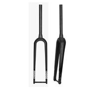 BSFHQS 700C Horquilla Rígida De Bici De Carretera Gravel 28,6mm Horquilla Dura De Carbono Horquilla Delantera De Freno De Disco 9 * 100mm QR 12 * 100mm Eje Pasante(Thru Axle,Tapered)