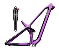BSFHQS Cuadro De Bicicleta De Montaña DH Enduro 27.5 29er S/M/L/XL Carbono Marco De Cola Suave De Suspensión con Amortiguador de Aire 230mm 12 * 148mm Boost Freno De Disco
