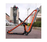 BSFHQS Cuadro De Bicicleta De Montaña DH Enduro 27.5 29er S/M/L/XL Carbono Marco De Cola Suave De Suspensión con Amortiguador de Aire 230mm 12 * 148mm Boost Freno De Disco