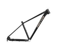 BSFHQS Cuadro De Bicicleta De Montaña XC 27.5/29er 15/17/19/21" Marco Rígido De Cross Country Marco De Freno De Disco De Aleación De Aluminio 135mm QR Enrutamiento Interno BB68mm(Black,29 * 15")