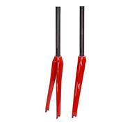 BSFHQS Horquilla Rígida De Bici De Carbono Horquillas De Bici De Engranaje Fijo 1-1/8" Tubo Recto Horquillas Delanteras De Bici De Carretera 700C 9 * 100mm QR Freno De C(Rot)