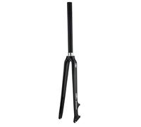 BSFHQS Horquillas Rígidas De Bici De Carbono 700C Horquillas De Bicicletas De Carretera Freno De Disco Horquilla Delantera De Recto De 1-1/8" Liberación Rápida 9x100mm(Matte Black)