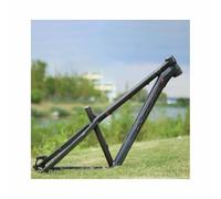 BSFHQS Marco Rígido For Bicicleta De Montaña Enduro 27,5er XC/Am, Marco De Freno De Disco De Aleación De Aluminio De 16", 10 * 135mm QR, Enrutamiento Interno, BSA BB73mm(Aurora)