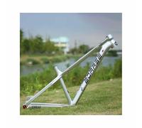 BSFHQS Marco Rígido For Bicicleta De Montaña Enduro 27,5er XC/Am, Marco De Freno De Disco De Aleación De Aluminio De 16", 10 * 135mm QR, Enrutamiento Interno, BSA BB73mm(Silver)