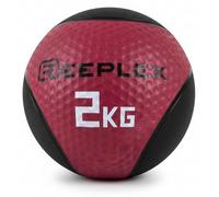 BSFIT® Balón Medicinal de Goma Pro - 2 kg Potencia Tus Rutinas con Esta Pelota con Rebote Medicinal - Balón Antideslizante para Levantamiento