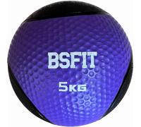 BSFIT® Balón Medicinal de Goma Pro -5 kg Potencia Tus Rutinas con Esta Pelota con Rebote Medicinal - Balón Antideslizante para Levantamiento