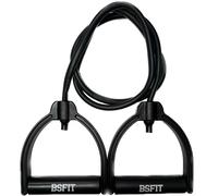 bsfit Bandas elásticas con Asas BSFIT, Gomas elasticas musculacion con Agarre, elástico de Resistencia, Cinta estiramientos, Goma Elastica con Agarre, Goma Gimnasia piernas.
