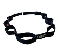 BSFIT Bandas de Resistencia - Elige Entre Sets para Ejercicio, Dominadas o Fitness, Bandas de Poliéster y Asistencia (Cinta Estiramiento RIGIDA 10 Secciones)