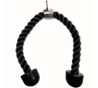 BSFIT Cuerda para Triceps y Biceps de Nailon TPE, con Mango Doble Antideslizante para Entrenamiento y Fitness. SOGA jalón para Agarre Gym.