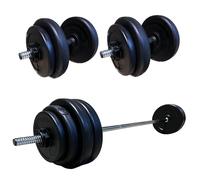 BSFIT Mancuernas Ajustables para Entrenamiento en Casa, Kit Mancuernas Tipo Dumbbell Set con Pesas Ajustables, Pesas y Mancuernas para Pesos Fitness, Ideal para Musculación