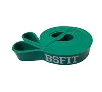 BSFIT Set De Bandas Elásticas Asistencia En Dominadas - 5 Bandas De Resistencia, Tobilleras, Mosquetones, Asas De Caucho, Anclaje De Puerta, Cinta - Straps Gym (1 DOMINADA 208CM X 29MM de Grosor)