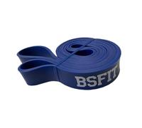 BSFIT Set De Bandas Elásticas Asistencia En Dominadas - 5 Bandas De Resistencia, Tobilleras, Mosquetones, Asas De Caucho, Anclaje De Puerta, Cinta - Straps Gym (1 DOMINADA 208CM X 32MM de Grosor)