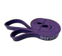 BSFIT Set De Bandas Elásticas Asistencia En Dominadas - 5 Bandas De Resistencia, Tobilleras, Mosquetones, Asas De Caucho, Anclaje De Puerta, Cinta - Straps Gym (1 DOMINADA 208CM X 21MM de Grosor)
