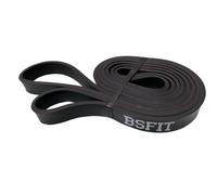 BSFIT Set De Bandas Elásticas Asistencia En Dominadas - 5 Bandas De Resistencia, Tobilleras, Mosquetones, Asas De Caucho, Anclaje De Puerta, Cinta - Straps Gym (1 DOMINADA 208CM X 19MM de Grosor)