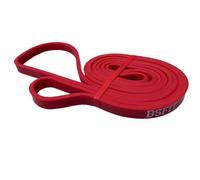 BSFIT Set De Bandas Elásticas Asistencia En Dominadas - 5 Bandas De Resistencia, Tobilleras, Mosquetones, Asas De Caucho, Anclaje De Puerta, Cinta - Straps Gym (1 DOMINADA 208CM X 13MM de Grosor)