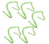 BSFIT Set de Entrenamiento de Agilidad para Fútbol, Conos, Champiñones, Vallas Regulables, Kit de Coordinación (Set de 5 Vallas Regulables en Altura)