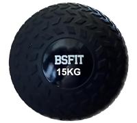 BSFIT Slam Ball balón Medicinal, Rellena con Arena (No es Maciza), Goma de Ejercicio. Descubre la Versatilidad de los Balones Medicinales, Balon Peso Wall Medicinal